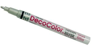Fine Point Paint Pen - Silver.