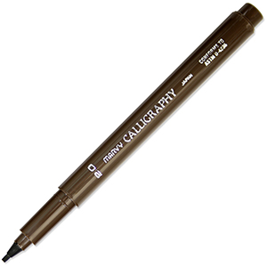 Calligraphy Pen - 2.0mm Sepia.