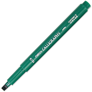 Calligraphy Pen - 5mm Green.