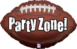 Party Zone Football balloon by Betallic.