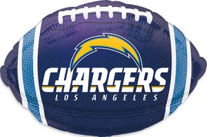 NFL LA Chargers Football balloon by Anagram.