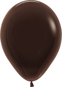 5 inch Deluxe Chocolate Betallatex Latex balloon by Betallic.