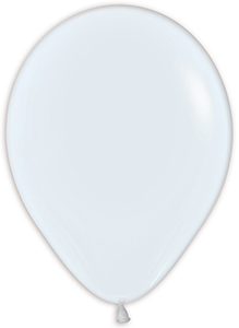 5 inch Fashion White Betallatex Latex balloon by Betallic.