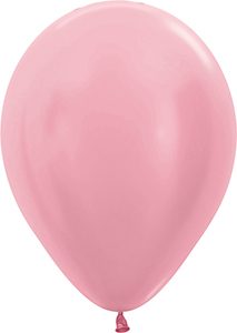 5 inch Pearl Pink Betallatex Latex balloon by Betallic.