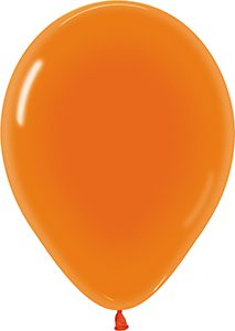 11 inch Crystal Orange Betallatex Latex balloon by Betallic.
