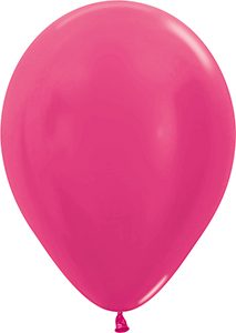 11 inch Metallic Fuchsia Betallatex Latex balloon by Betallic.