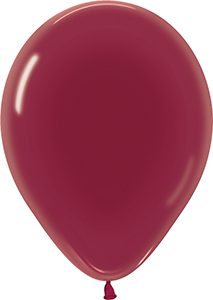 11 inch Crystal Burgundy Betallatex Latex balloon by Betallic.