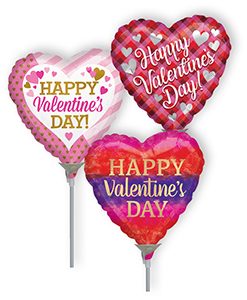4 inch Pre-Inflated Valentine Assortment