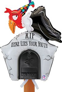 4362 Over the Hill Vulture Mailbox Balloon