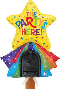 4365 Party Star Mailbox Balloon