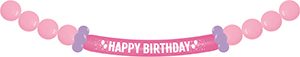 Birthday Girl Balloon Banner by Betallatex.