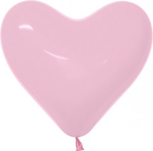 11 inch Fashion Bubble Gum Pink Heart Betallatex balloon.