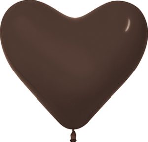16 inch Deluxe Chocolate Heart Betallatex balloon.