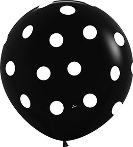 36 inch Big Polka Dots Betallatex Latex balloon by Betallic.