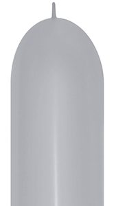 3741 660 LINK-O-LOON Deluxe Grey solid latex balloon