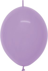 12 inch LINK-O-LOON Deluxe Lilac Betallatex balloon.