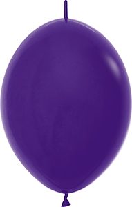 6 inch LINK-O-LOON Fashion Violet Betallatex balloon.