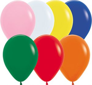 5 inch Fashion Assortment of Betallatex Latex balloons by Betallic.