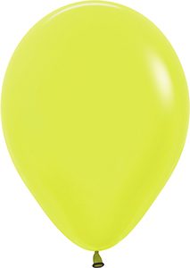 11 inch Neon Yellow Betallatex Latex balloon by Betallic.