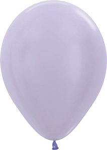 6707 5 in Pearl Periwinkle solid latex balloon