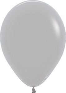 5 inch Deluxe Grey Betallatex Latex balloon by Betallic.