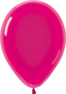 5 inch Crystal Fuchsia Betallatex Latex balloon by Betallic.