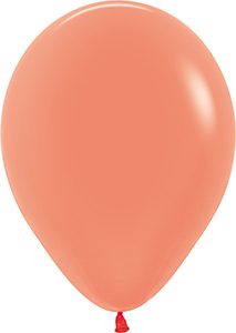5 inch Neon Orange Betallatex Latex balloon by Betallic.