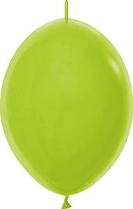 12 inch LINK-O-LOON Neon Green Betallatex balloon.