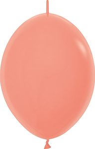 12 inch LINK-O-LOON Neon Orange Betallatex balloon.