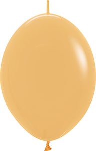 12 inch LINK-O-LOON Deluxe Toffee Betallatex balloon.