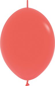 12 inch LINK-O-LOON Fashion Coral Betallatex balloon.