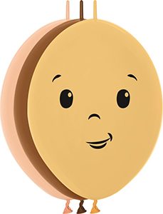 6 inch LINK-O-LOON Boy Assortment of Betallatex balloons.