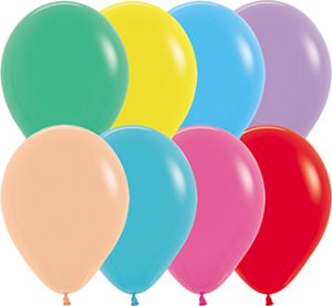 18 inch Fashion Festive Assortment of Betallatex Latex balloons by Betallic.