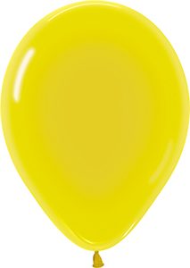18 inch Crystal Yellow Betallatex Latex balloon by Betallic.