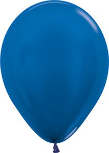 B55086 18 inch Metallic Blue Betallatex Latex balloon by Betallic.