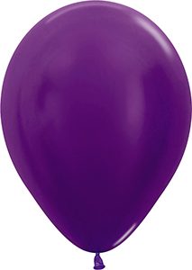 18 inch Metallic Violet Betallatex Latex balloon by Betallic.
