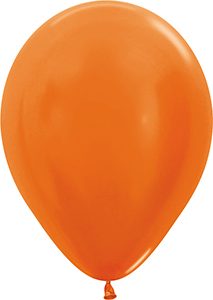 18 inch Metallic Orange Betallatex Latex balloon by Betallic.