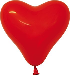 6 inch Fashion Red Latex Heart.