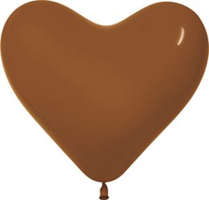 16 inch Deluxe Caramel Heart Betallatex balloon.