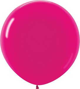 36 inch Crystal Fuchsia Betallatex Latex balloon by Betallic.