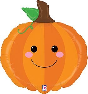 Pumpkin Produce Pal helium shape balloon by Betallic.