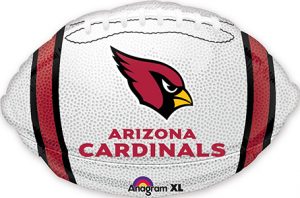 NFL Arizona Cardinals Football balloon by Anagram.