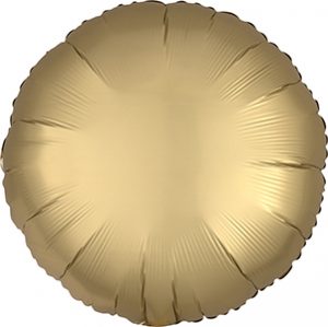 Satin Luxe Gold Round balloon by Anagram.