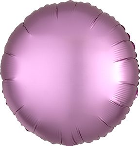 Satin Luxe Flamingo Round balloon by Anagram.