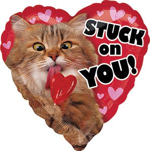 Stuck On You Jumbo balloon by Anagram.