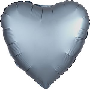 Satin Luxe Steel Blue balloon by Anagram.