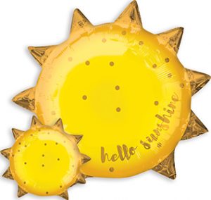 Sunny Sun junior shape balloon by Anagram.