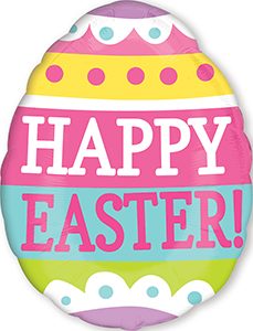 Springy Easter Egg balloon by Anagram.