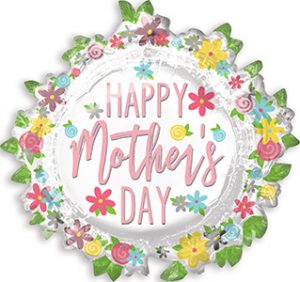 Happy Mother's Day Wreath balloon by Anagram.