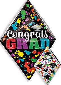 Grad Paint Splotch Anglez balloon by Anagram.